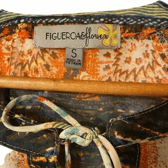 Woman's Designer Top Sz Small Multicolored Pullover Casual Event Blouse - Picture 3 of 5